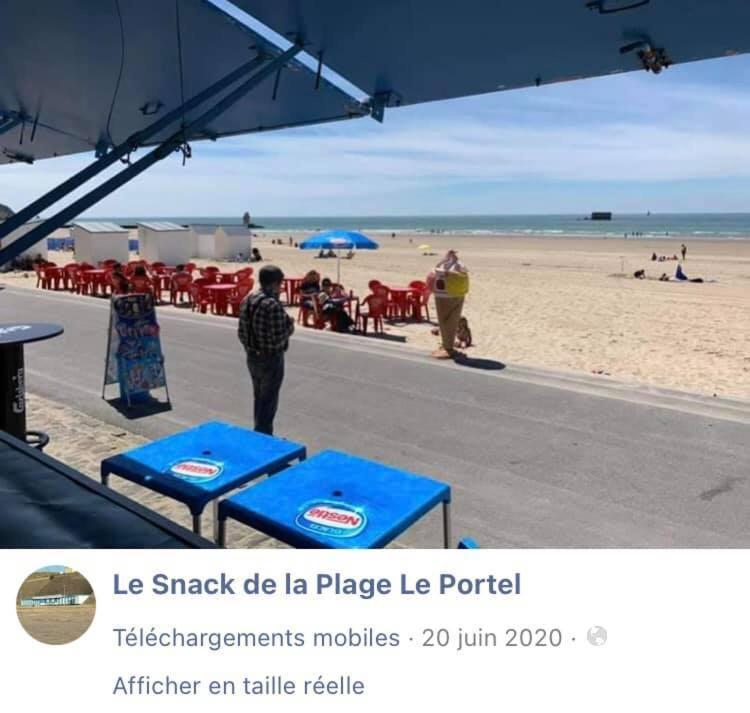 Fl'Heurt De Sable Appartement Au Bord De Mer Le Portel Εξωτερικό φωτογραφία